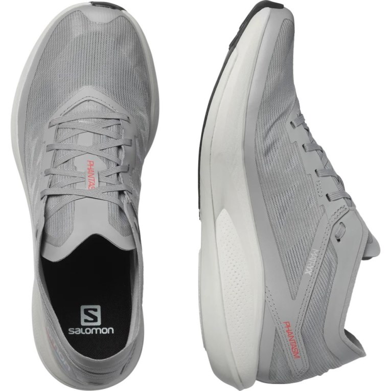 Grey Salomon Phantasm Men's Running Shoes | IE SD6420